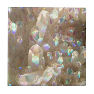 Unicorn Horn Aura Crystals Ceramic Tile
