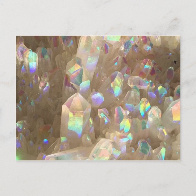 Unicorn Horn Aura Crystals Postcard (Front)
