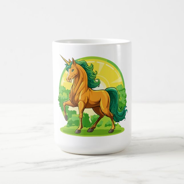 Unicorn horse coffee mug (Center)