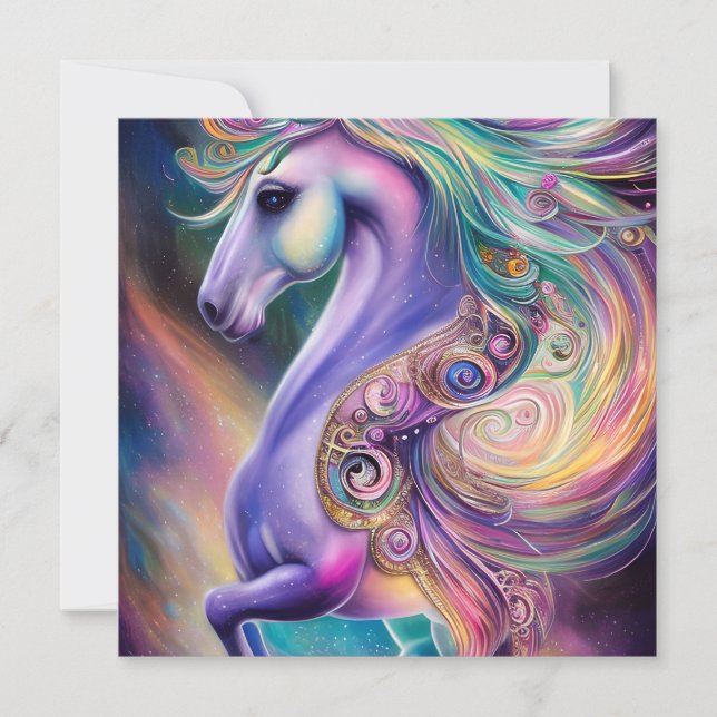 Unicorn Horse Graphic Card (Front)