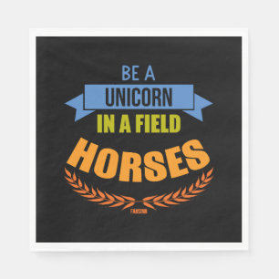 Unicorn horse mythical creatures Pony Unicorn   Napkin