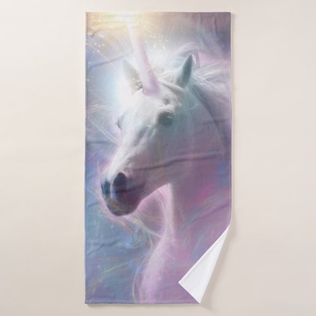 Unicorn Horse SHAFIRE Bath Towel (Bath Towel)