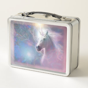 Unicorn Horse SHAFIRE Metal Lunch Box