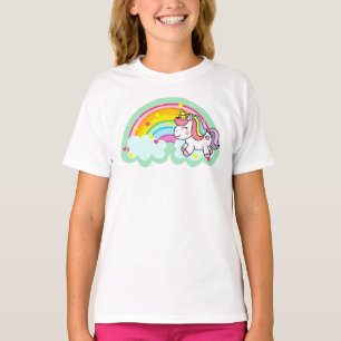 Unicorn Horse with Rainbow Cartoon-24964 T-Shirt