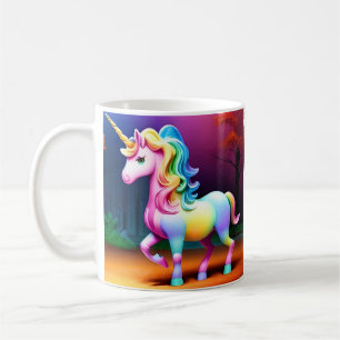 Unicorn Horse with Rainbow Colors-37474 Coffee Mug