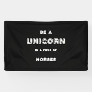 Unicorn Horses Banner