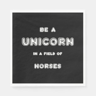 Unicorn Horses Napkin