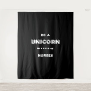 Unicorn Horses Tapestry