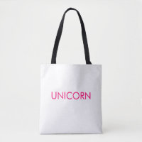 Unicorn hot pink minimalist custom text funny