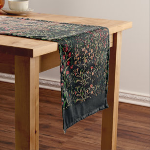 Unicorn Hunt Mediaeval Art - Unicorn Rests in Gard Short Table Runner