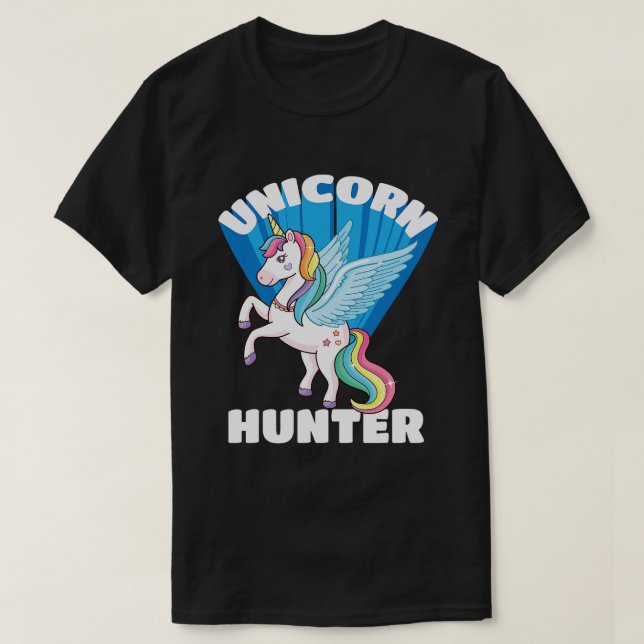 Unicorn Hunter Polyamory T-Shirt (Design Front)