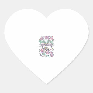 Unicorn Ice Cream Unicorn Dream Cute Pastel Produc Heart Sticker