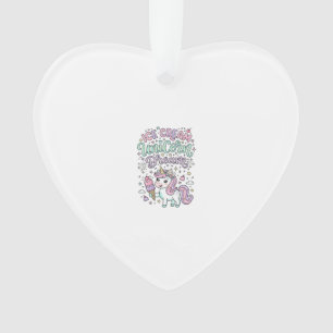 Unicorn Ice Cream Unicorn Dream Cute Pastel Produc Ornament