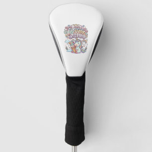 Unicorn Ice Cream Unicorn Dream Funny Typography D Golf Head Cover