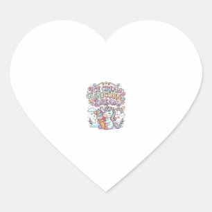 Unicorn Ice Cream Unicorn Dream Funny Typography D Heart Sticker