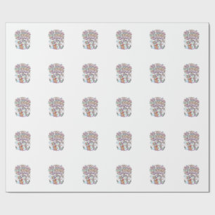 Unicorn Ice Cream Unicorn Dream Funny Typography D Wrapping Paper