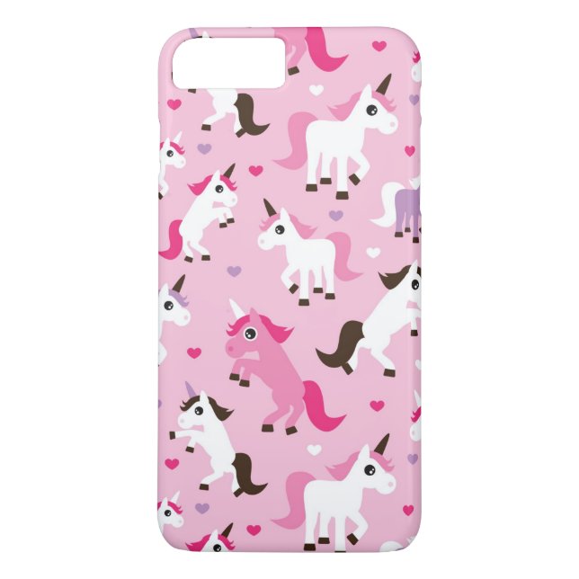 unicorn illustration kids background Case-Mate iPhone case (Back)