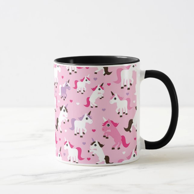 unicorn illustration kids background mug (Right)