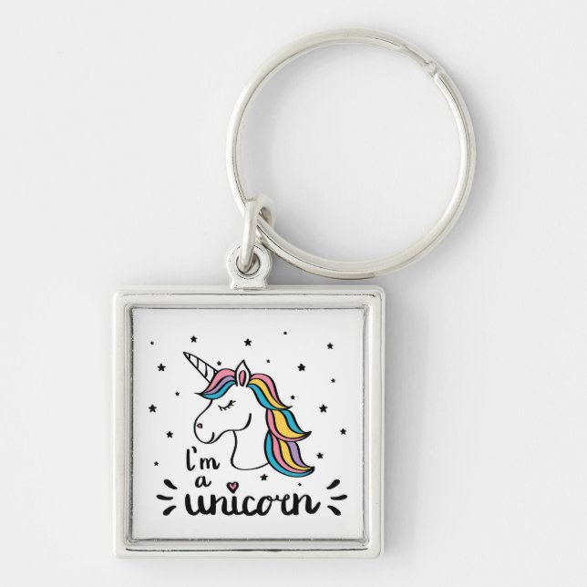 Unicorn | I'm A Unicorn Key Ring (Front)