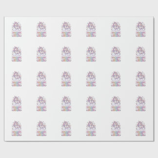 Unicorn I'm Not Weird I'm Unicorn Level Unique Ado Wrapping Paper