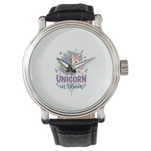 Unicorn in Bloom Bold Typography Print on Demand D Watch