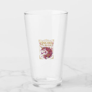 Unicorn in Bloom Stylish Zazzle Design_1 Glass
