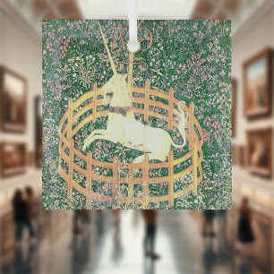 Unicorn In Captivity Ceramic Glass Tree Decoration