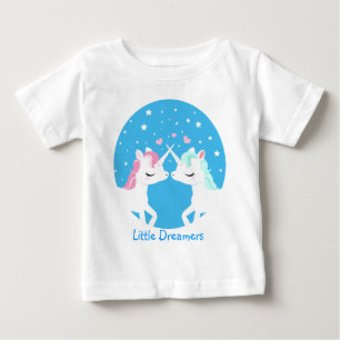 Unicorn in love shirt customisable