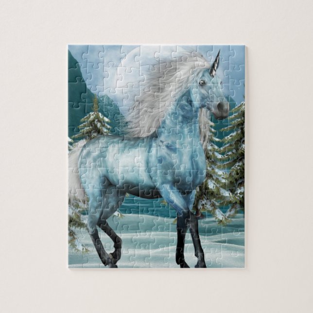 Unicorn in Moonlight  Puzzle (Vertical)