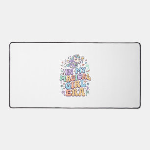 Unicorn In My Magical Girl Era Kawaii Sticker and Desk Mat