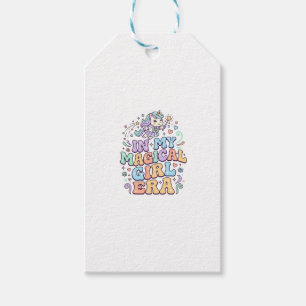 Unicorn In My Magical Girl Era Kawaii Sticker and Gift Tags