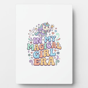 Unicorn In My Magical Girl Era Kawaii Sticker and  Plaque