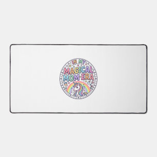 Unicorn In My Magical Mum Era Funny Shirt Graphic_ Desk Mat