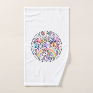 Unicorn In My Magical Mum Era Funny Shirt Graphic_ Hand Towel