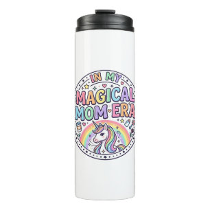 Unicorn In My Magical Mum Era Funny Shirt Graphic_ Thermal Tumbler