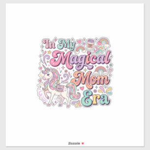 Unicorn In My Magical Mum Era Kawaii POD Artwork_1