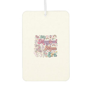 Unicorn In My Magical Mum Era Kawaii POD Artwork_1 Car Air Freshener
