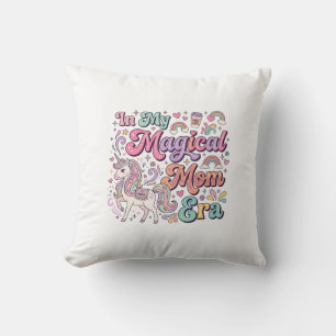 Unicorn In My Magical Mum Era Kawaii POD Artwork_1 Cushion