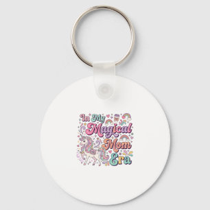 Unicorn In My Magical Mum Era Kawaii POD Artwork_1 Key Ring