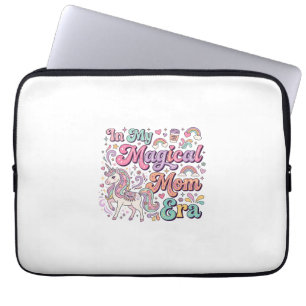 Unicorn In My Magical Mum Era Kawaii POD Artwork_1 Laptop Sleeve