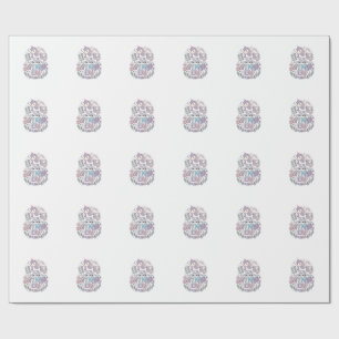 Unicorn In My Soft Magic Era Playful Typography De Wrapping Paper