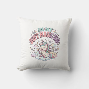 Unicorn In My Soft Magic Era Retro Style Product G Cushion