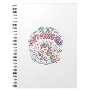 Unicorn In My Soft Magic Era Retro Style Product G Notebook