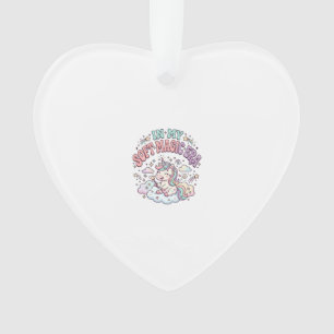 Unicorn In My Soft Magic Era Retro Style Product G Ornament