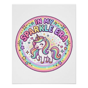 Unicorn In My Sparkle Era Funny Print on Demand De
