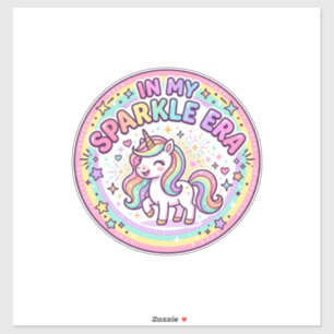 Unicorn In My Sparkle Era Funny Print on Demand De