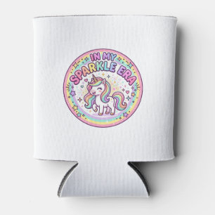 Unicorn In My Sparkle Era Funny Print on Demand De Can Cooler