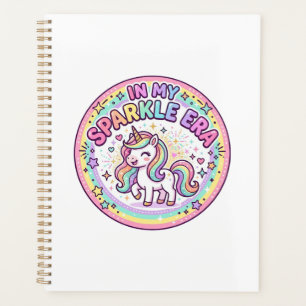 Unicorn In My Sparkle Era Funny Print on Demand De Planner