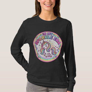 Unicorn In My Sparkle Era Funny Print on Demand De T-Shirt