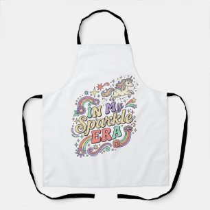 Unicorn In My Sparkle Era Kawaii Apparel Graphic_1 Apron